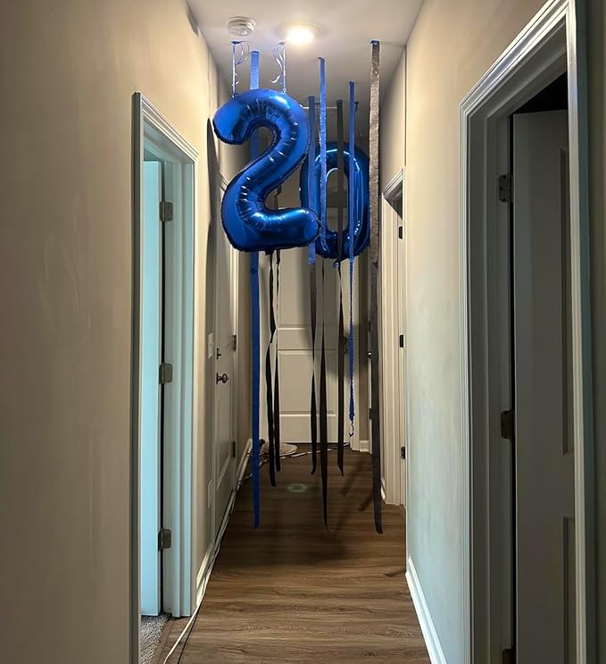 Numbers Balloon 3, 40 Inch Large Navy Blue Balloon for Three Year Old Birthday Decor, 3 13 30 31 Birthday Party Decorations for Wedding Supplies