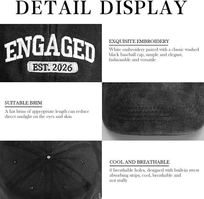 Bridal Shower Gifts for Bride Mother and Father, Adjustable Bride Hat for Wedding Engagement Bachelorette Party