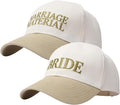Marriage Material Hat | Trucker Hat Set for Bride and Wifey | Bride Hat for Wedding, Honeymoon, Bridal Shower