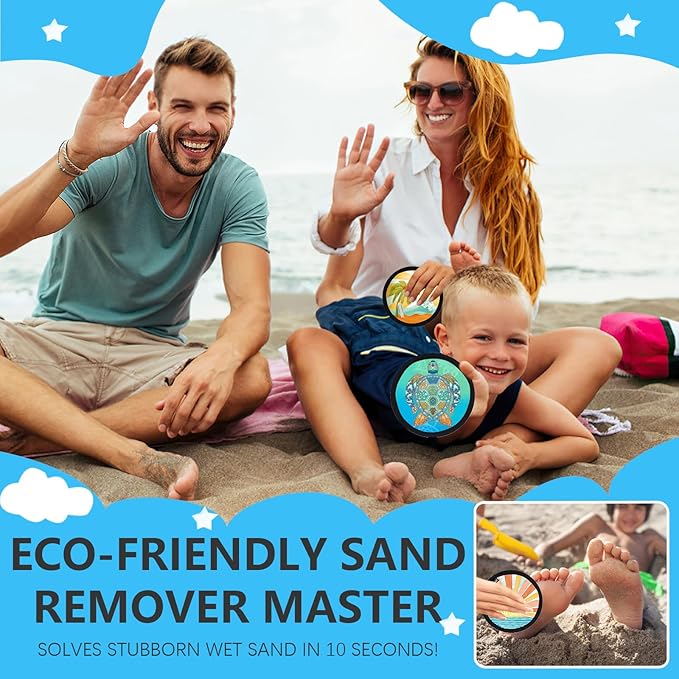 Antfuny Sand Remover Eraser Women Beach Essentials Summer Vacation Travel Hawaiian 2025 Summer Beach Essentials Hawaii Honeymoon Accessories European Costa Rica Must Haves Cruise Ship Gear Towel