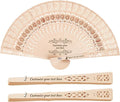 10Pcs Personalized wedding fans for guests, Custom Summer Wedding Fans, Unique Bridal Shower Party Favors, Handcrafted Wooden Fans for Guests (Sunflower wooden fan)