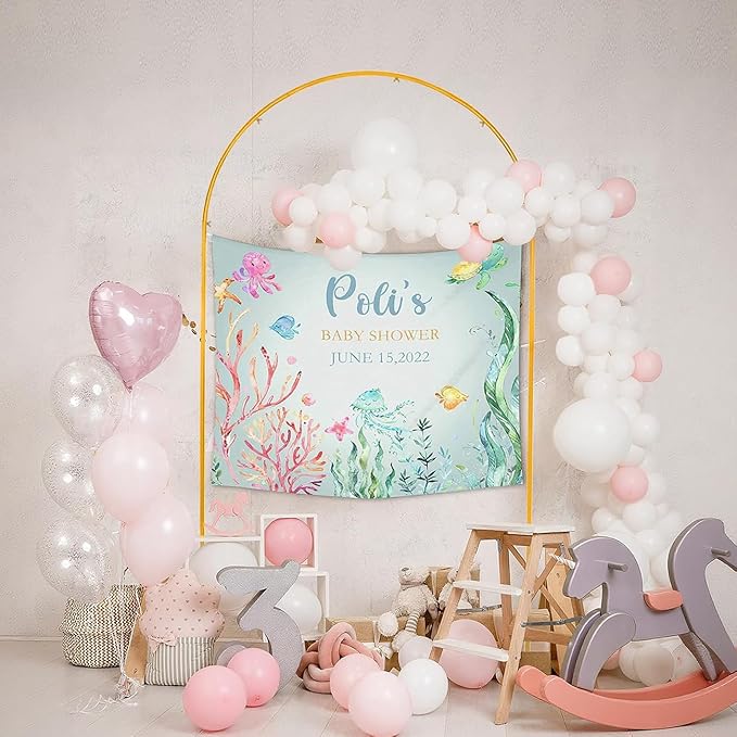 Vincidern 7.2 ft Balloon Arch Backdrop Stand Gold, Wedding Arch for Birthday Party, Bridal Baby Showers, Wedding Ceremony Arch Frame Metal