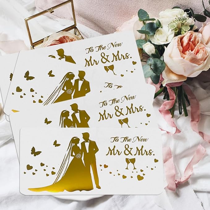 Wedding Money Card, Wedding Card for Cash Gifts, Weddings Money Holder, Wedding's Cards for Bride and Congratulations Elegant Marriage for Bridal Shower, Shower, Son & Daughter in Law