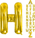 Letter Balloons 40Inch Large Giant big Foil Mylar Gold Balloons H for Birthday Party Decorations