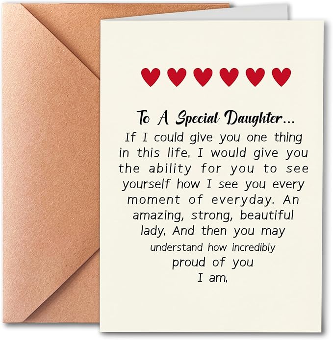 Happy Birthday Card For Daughter, Birthday Gifts For Daughter, Celebrate Your Daughter's Special Day