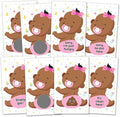 38 Baby Shower Raffle Card Game for Girls - Baby Shower Lottery Tickets Games Door Prizes Scratch off Cards Games Baby Shower Party Favor - Baby Shower Activity and Idea (White)