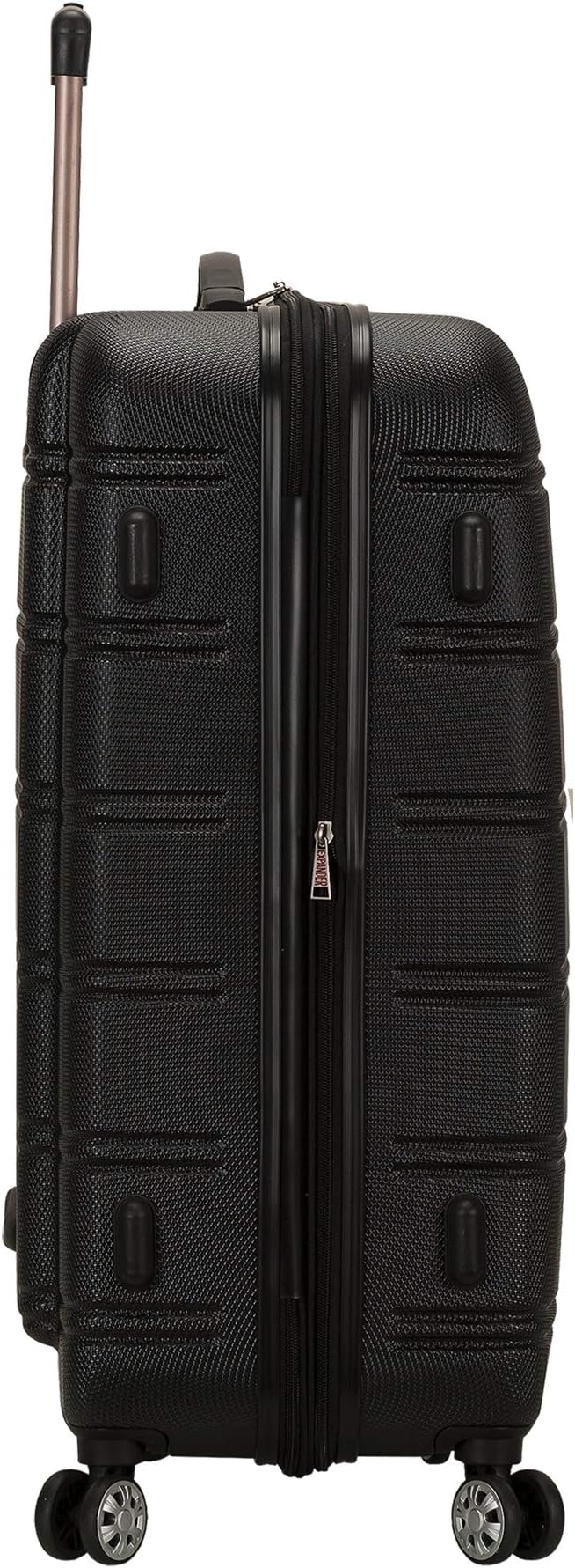 Rockland Melbourne Hardside 2 Piece Expandable Spinner Wheel Luggage Set, (20"/28"), Black