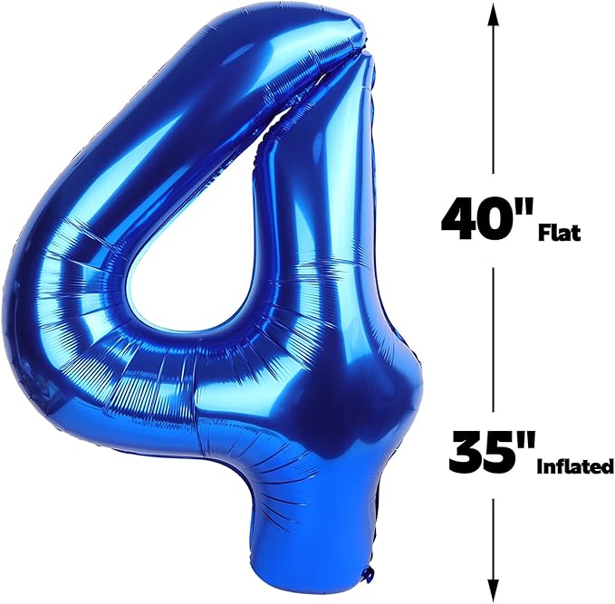 Giant Navy Blue 14 41 Balloon Number 40 Inch, 14 41 Number Balloons Birthday Supplies, 14 41 Year Old Birthday Party Celebration, 14 41 Balloons Graduations Anniversary Decorations