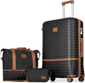 Joyway 28 Inch Large Luggage Hardside Suitcase with Spinner Wheel, Lightweight 3 Piece Suitcase Set with TSA Lock