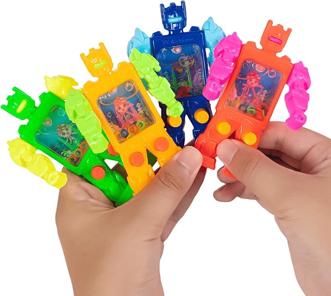 18Pcs Handheld Water Game Mixed Design,Colorful Water Ring Toss Handheld Toys,Party Favors,Pocket Games for Kids,Goodie Bags Stuffers, School Classroom Rewards，Birthday Return Gifts,Bulk Toys Prizes