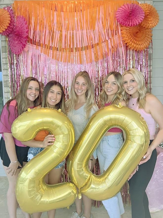 Champagne Gold Helium Number Balloon 40 Inch, Giant Foil Light Gold Number 0 Birthday Balloons, Large Numbers 10 20 30 40 50 60 70 80 90 100 2026, Party Celebration Supplies Decorations