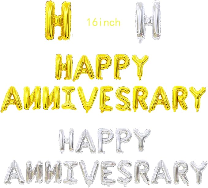 Happy Anniversary Balloon Combination Happy Party Decoration Wedding Decoration