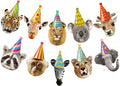 Hooqict Safari Animals Happy Birthday Banner Animal Birthday Party Decorations Party Animal Banner Garland for Jungle Birthday Decorations Kids Wild Zoo Party Supplies