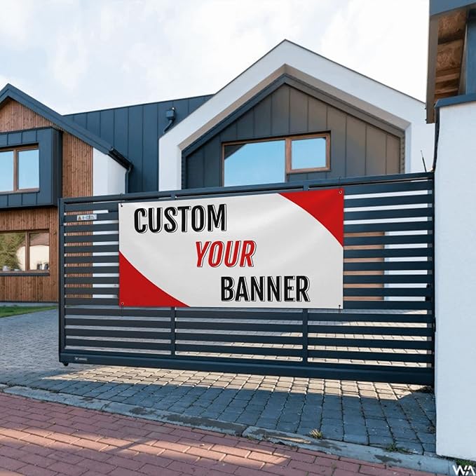 Banners And Signs Customize Personalized Birthday Banner Add Your Text/Logo Here Customized Birthday Banner Design Party/Birthday Banners Indoor/Outdoor 24x47IN