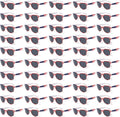 YQVIE Bulk American Flag Sunglasses for Adult Retro Independence Day Glasses UV400 Protection