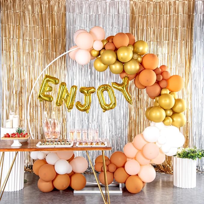 Restaurantware-Balloonify 16 Inch Letter Balloon, 1 Alphabet Party Balloon - Letter J, Self-Sealing, Gold Foil Mylar Finish, Hanging Loop, Decoration For Birthday, Wedding, Or Graduation