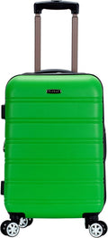 Rockland Melbourne Hardside Expandable Spinner Wheel Luggage, Carry-On 20", Green