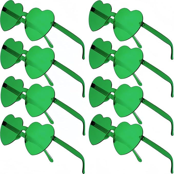Heart Glasses Heart Shape Sunglasses for Valentine Mardi Gras Summer Women's Party Favor