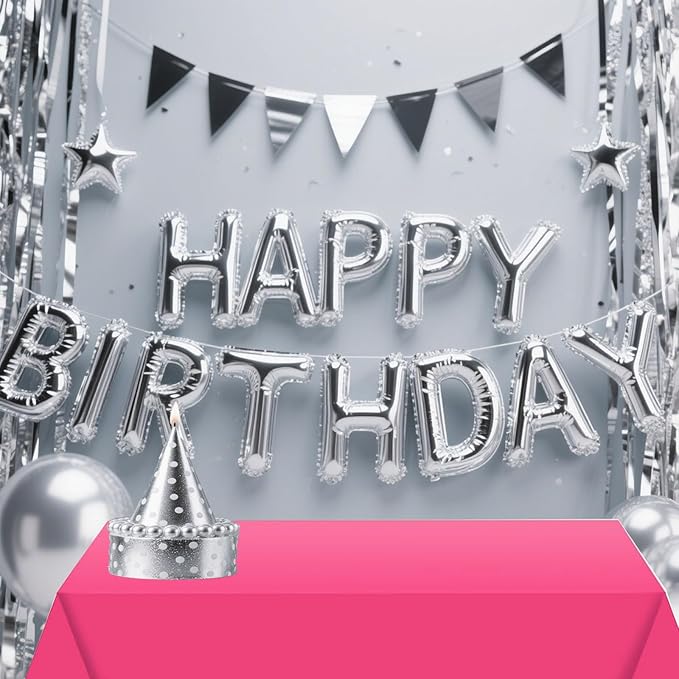 Disco Cowgirl Birthday Decorations Set 4 Pieces Western Cowgirl Disco Tablecloth Tabledecor Pink Plastic Disposable Table Cover for Cowgirl Theme Birthday Bachelorette Disco Party Supplies (4, Pink)