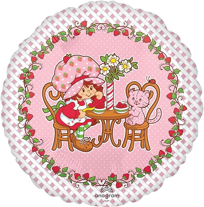 Anagram Birthday Party Supplies Strawberry Girl Shortcake 6pc Balloon Bouquet Decorations