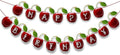 Cherry Happy Birthday Banner – Fruit-Themed Birthday Decoration Banner for Indoor Party Setup, Wall Hanging Display, Dessert Table Background, Photo Booth Backdrop, and Creative Birthday