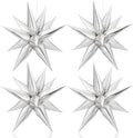 KatchOn, Large Silver Star Balloons - 50 Pieces | Star Balloon with Shine for Graduation Decorations 2026 | Silver Foil Balloons for Graduation Party Decorations | Birthday, Wedding Party Supplies