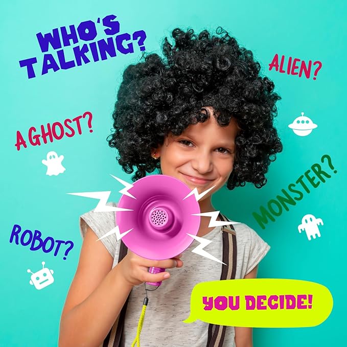 Mini Explorer Voice Changer for Kids for Kids - Voice Changing Device for Boys & Girls Ages 3-8+ Olds Birthday Gifts for 3, 4, 5, 7, 8 Year Old Boy - Toys Gift Ideas for Kid, Toddler (Pink)
