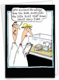 NobleWorks - Funny Birthday Greeting Card with 5 x 7 Inch Envelope (1 Card) Bday Mouse Shocks 4329