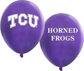 TCU Horned Frogs Balloons 10 Pack 11" Official Licensed Logos, Helium Quality Latex Balloons, Perfect for College Football Team Celebration, Decorated Front and Back by Westrick