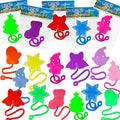 28pcs Christmas Sticky Hands Toys for Kids, X-mas Styles Stretchy Toys for Christmas Stocking Stuffers, Gifts, Pinata Fillers, Party Favors for Kids