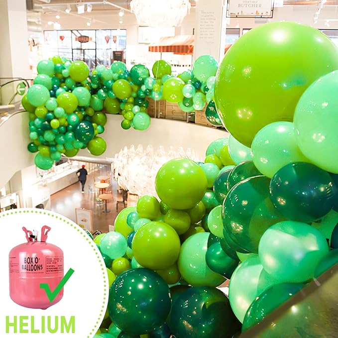 PartyWoo Lime Green Balloons 4pcs 36 Inch Light Green Latex Helium Balloons for Graduation Wedding Baby Shower Anniversary Birthday Dinosaur Jungle Golf Football Theme Party Decorations Green-Y6