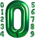 Number 0 Balloons 40 Inch Dark Green Number Balloons for 10 20 30 40 50 60 70 80 90 100 Numbers Balloon Birthday Decorations Wedding Event Baby Shower