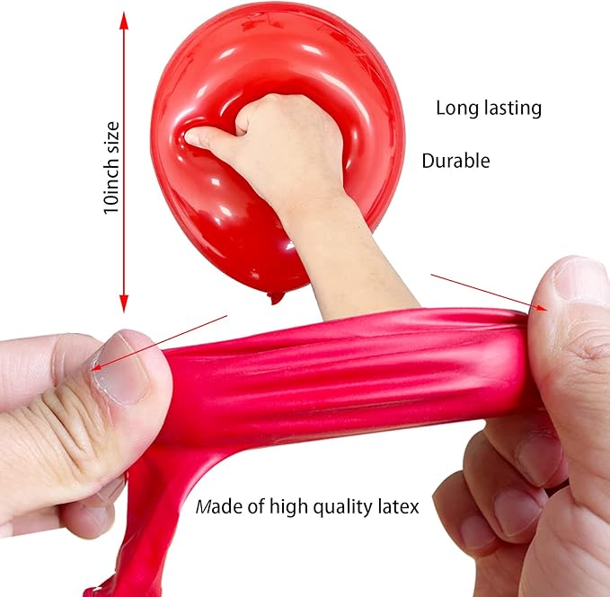 Cowboy Balloons Arch Kit- 150pcs Red Black White and Cow Print Balloons for Rodeo Themed Cowboy Cowgirl's Birthday Party Decorations - Farm Animal Party Supplies