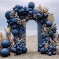 Navy Blue Balloons Double Stuffed Dark Blue Balloons Different Sizes Balloon Garland Arch Kit for Birthday Baby Shower Father's Day Graduation Wedding Party Decorations