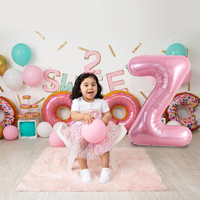 TONIFUL 40 Inch Large Pink Letter Z Balloons Giant Foil Mylar Alphabet Balloon for Birthday Party Anniversary Baby Shower Wedding Supplies Decorations