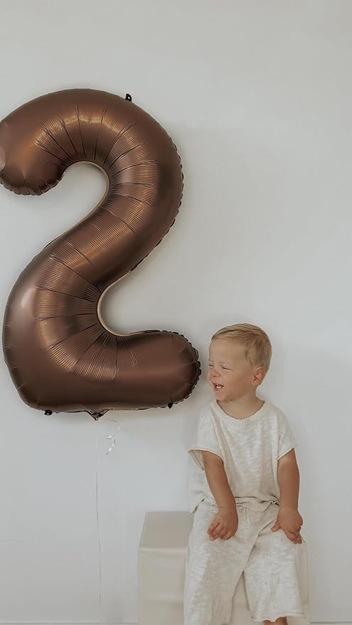 Dark Brown Number 15 Balloon 40 inch, Coffee Brown 15 Number Balloons, 15th Birthday Decorations, Chocolate 15 Year Old Girls Boys Dark Brown Party Supplies