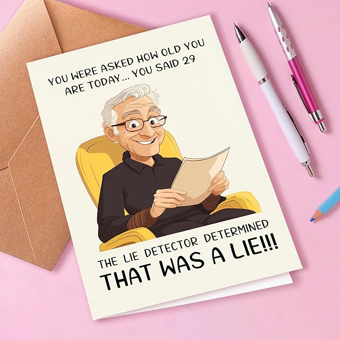 Funny Birthday Card For Men, Rude Card For Friend, Birthday Gifts For Husband, Men, Boyfriend, Him, Funny Gift, Dad Birthday Cards, Grandfather Birthday Card