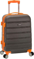 Rockland Melbourne Hardside Expandable Spinner Wheel Luggage, Carry-On 20", Charcoal