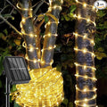 Solar Rope Light 3 Pack 39 FT 100 LEDs IP65 Waterproof Outdoor LED ‎Solar Outdoor Lights for Party Garden Yard Home Wedding Christmas Halloween Holiday Tree Decoration Lighting(3 Pack)