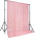 PartyDelight Pink Sequin Backdrop 10x10ft - High Density 3mm Shimmer Sequin Background with 4-Inch Rod Pocket, Sparkly Photography Curtain for Stage, Gala & Large Event Decor