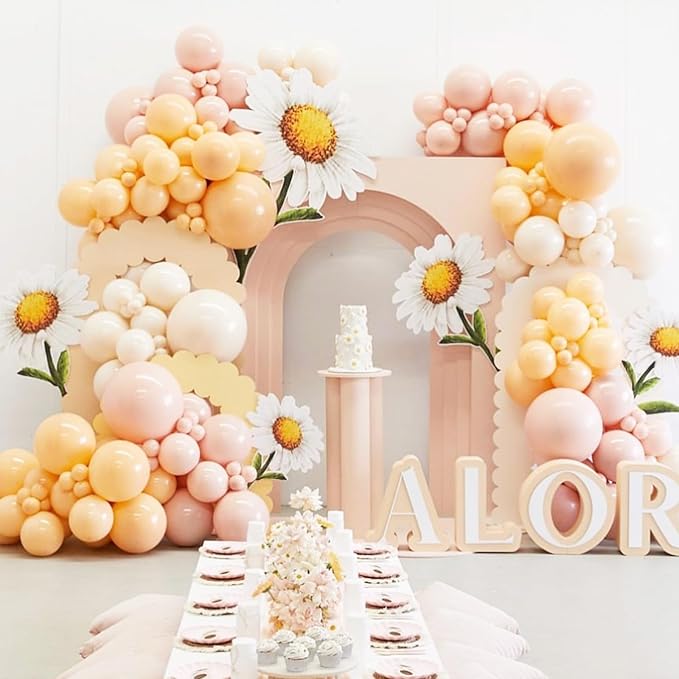 Nude Balloons, 12 Inch 30 Pcs Beige Balloon Retro Apricot Neutral Latex Balloons Matte Tan Cream Blush Peach Helium Party Balloons for Boho Birthday Wedding Baby Bridal Shower Party Decorations