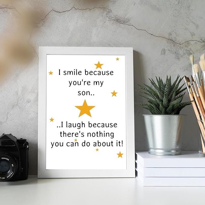 Unique Birthday Card for My Son,Special Birthday Gifts for Son from Mom and Dad, Joke Son's Birthday Gift for Stepson