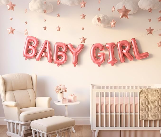 [52pcs] Rose Gold Letter Balloons - 2 Full A-Z Sets For Rose Gold Letter Balloon Banner | Alphabet Ballons | 16 inch Foil Ballon | Customized Name Balloon Letters for a Birthday, Graduation, Wedding
