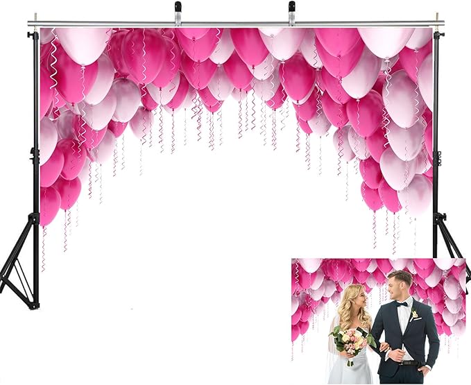 10x10ft Balloon Backdrop, Suitable for Birthday Parties, Baby Showers, Team Gatherings, and Family Gatherings and Photography Background Cloth