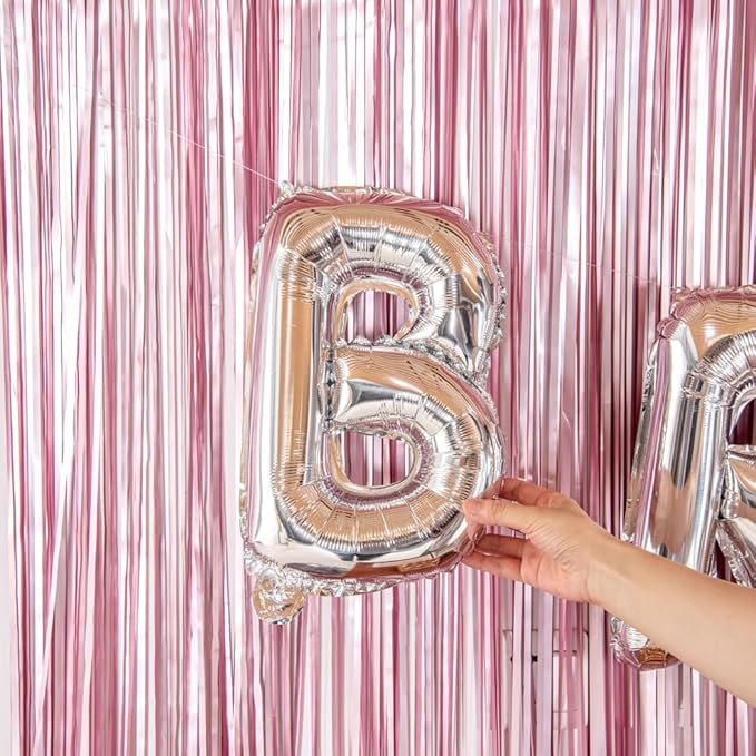 Restaurantware Balloonify 16 Inch Letter Balloon 1 Alphabet Party Balloon - Letter B Self-Sealing Silver Foil Mylar Balloon Hanging Film Decoration For Birthday Wedding Or Graduation