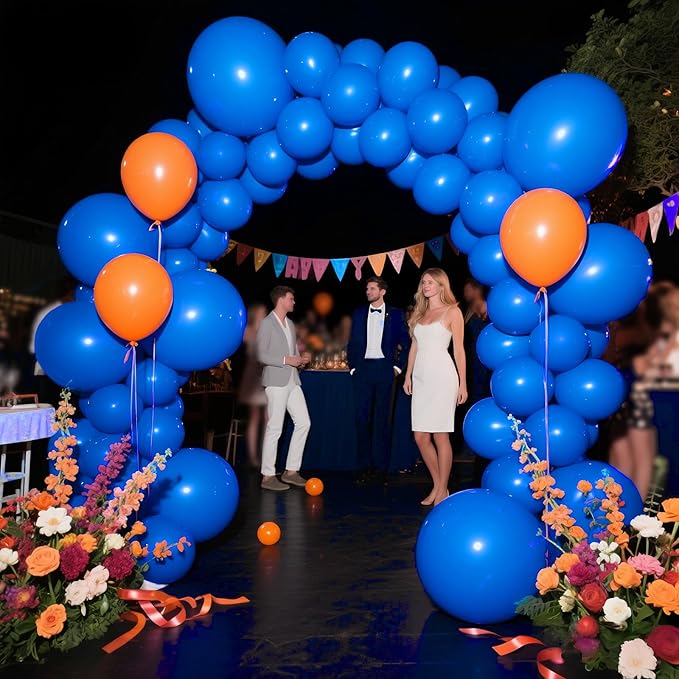 KAWKALSH Blue Balloon Arch Kit 111Pcs 18 12 5 Inch Latex Party Balloons Garland for Birthday Baby Shower Wedding Engagement Anniversary Christmas Party Decorations
