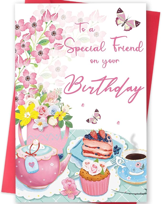 Best Friend Birthday Card for Women, Funny Birthday Cards for Friend Sister Bestie, Cute Bday Gifts for Mom