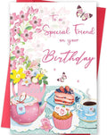 Best Friend Birthday Card for Women, Funny Birthday Cards for Friend Sister Bestie, Cute Bday Gifts for Mom
