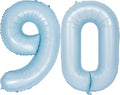 40 In Matte Blue Number Balloons Helium Foil Mylar Balloon Birthday Party banquet Decoration Digital 90