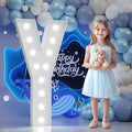 Big Marquee Light-up Letter Decorations: 4 Feet Tall Large Letters X Marry Me Proposal Gender Reveal Alphabet 4FT Sign Graduation Party Wedding Engagement Anniversary HOCO Decor Mosaic Balloon